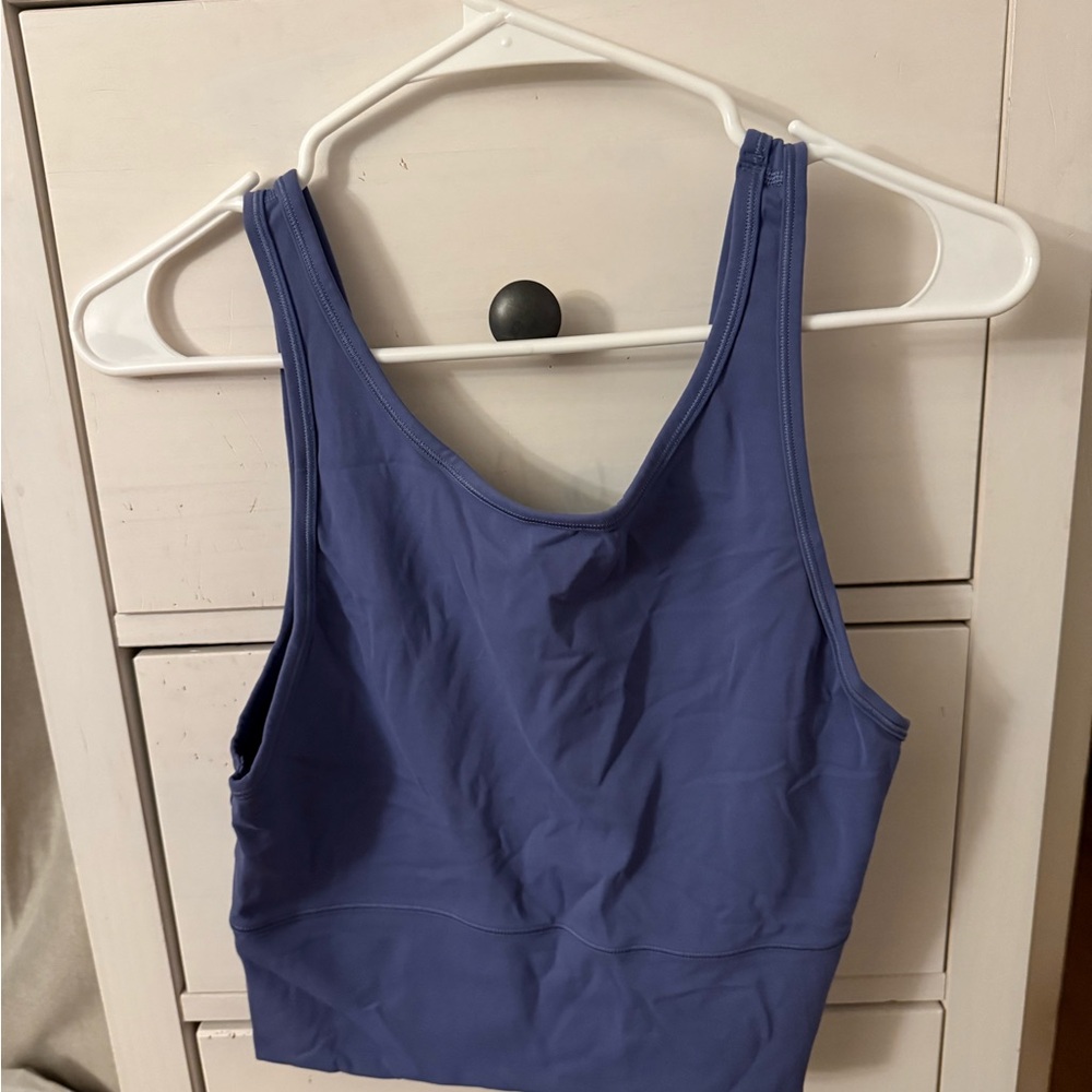 lululemon athletica Blue Crop Top